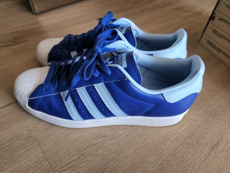 Adidas superstar equipment on sale blue