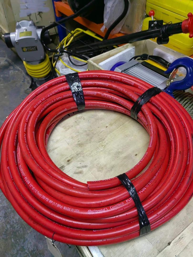 Air Hose Continental Red Pliovic, Commercial & Industrial, Industrial Equipment on Carousell