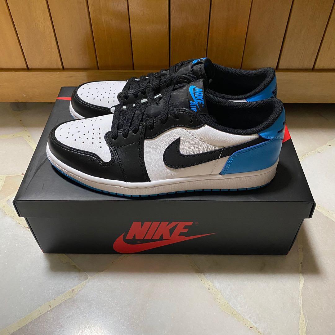 Air Jordan 1 Low Powder Blue UNC Men s Fashion Footwear Sneakers on Carousell