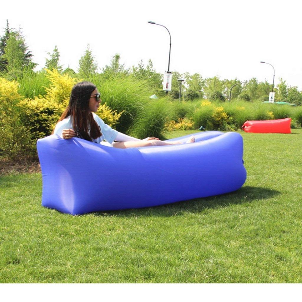 Wind blow up beach hot sale chair
