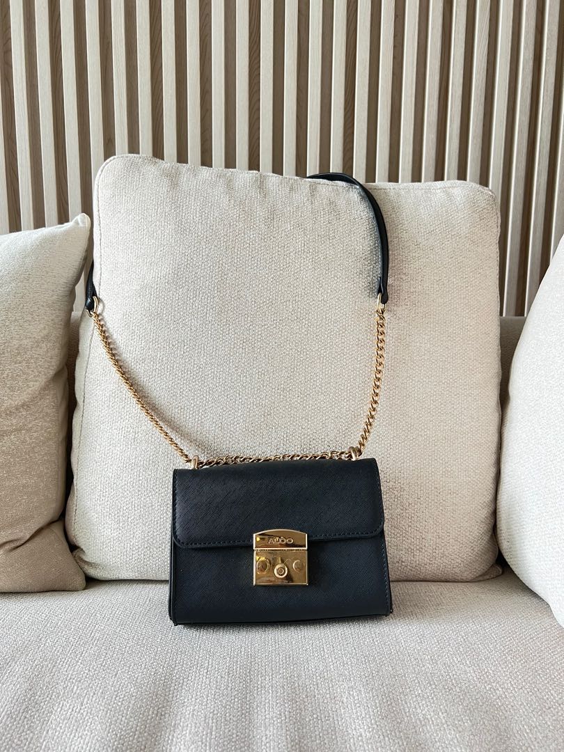 Aldo black sling hot sale bag