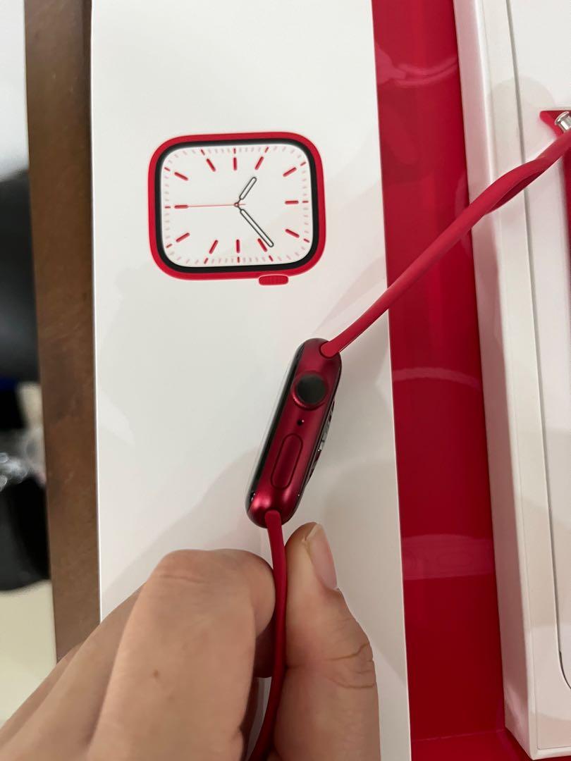 Apple Watch Series 7 (PRODUCT)RED Aluminium Case in 41mm GPS