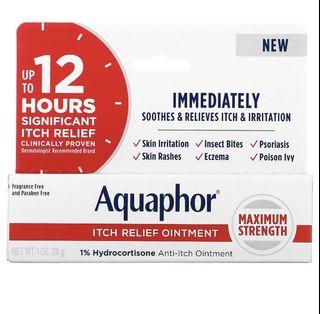 Aquaphor Adult Itch Ointment, Maximum Strength