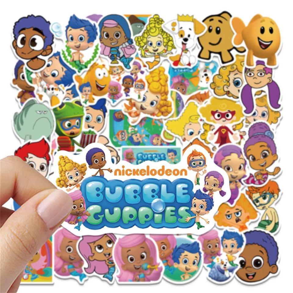 (Stickers) 50pc Bubble Guppies School Of Fish Children Preschool ...