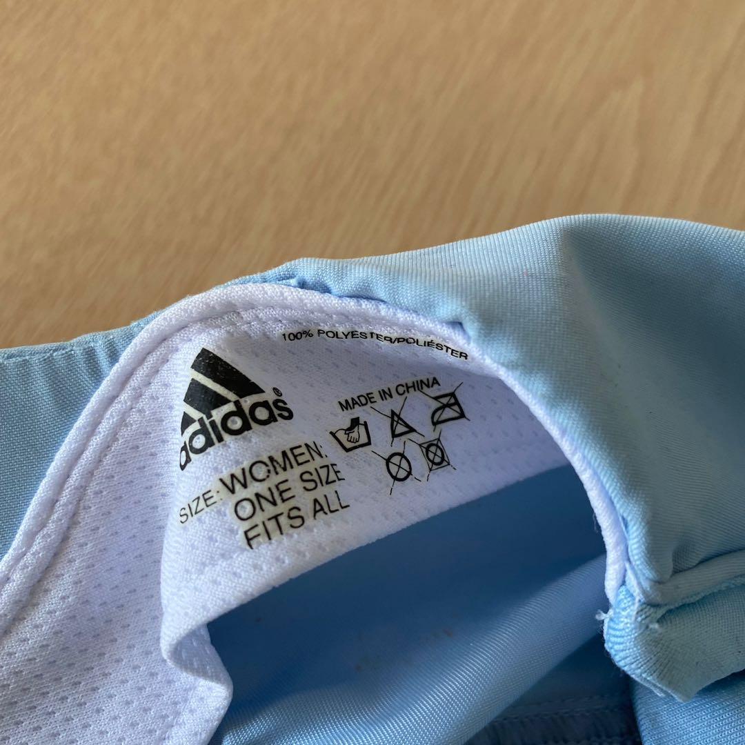 baby blue adidas cap tags hat sports y2k ulzzang harajuku