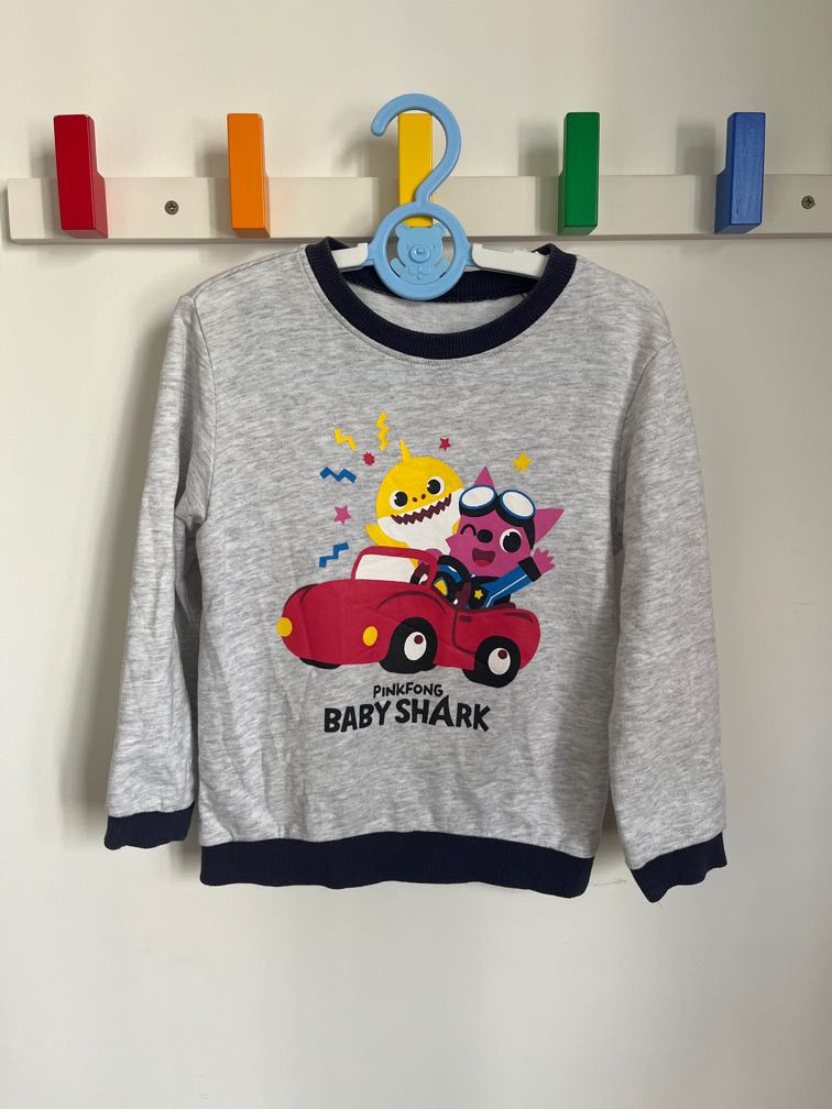 Baby shark toddler sweater, Babies & Kids, Babies & Kids Fashion on