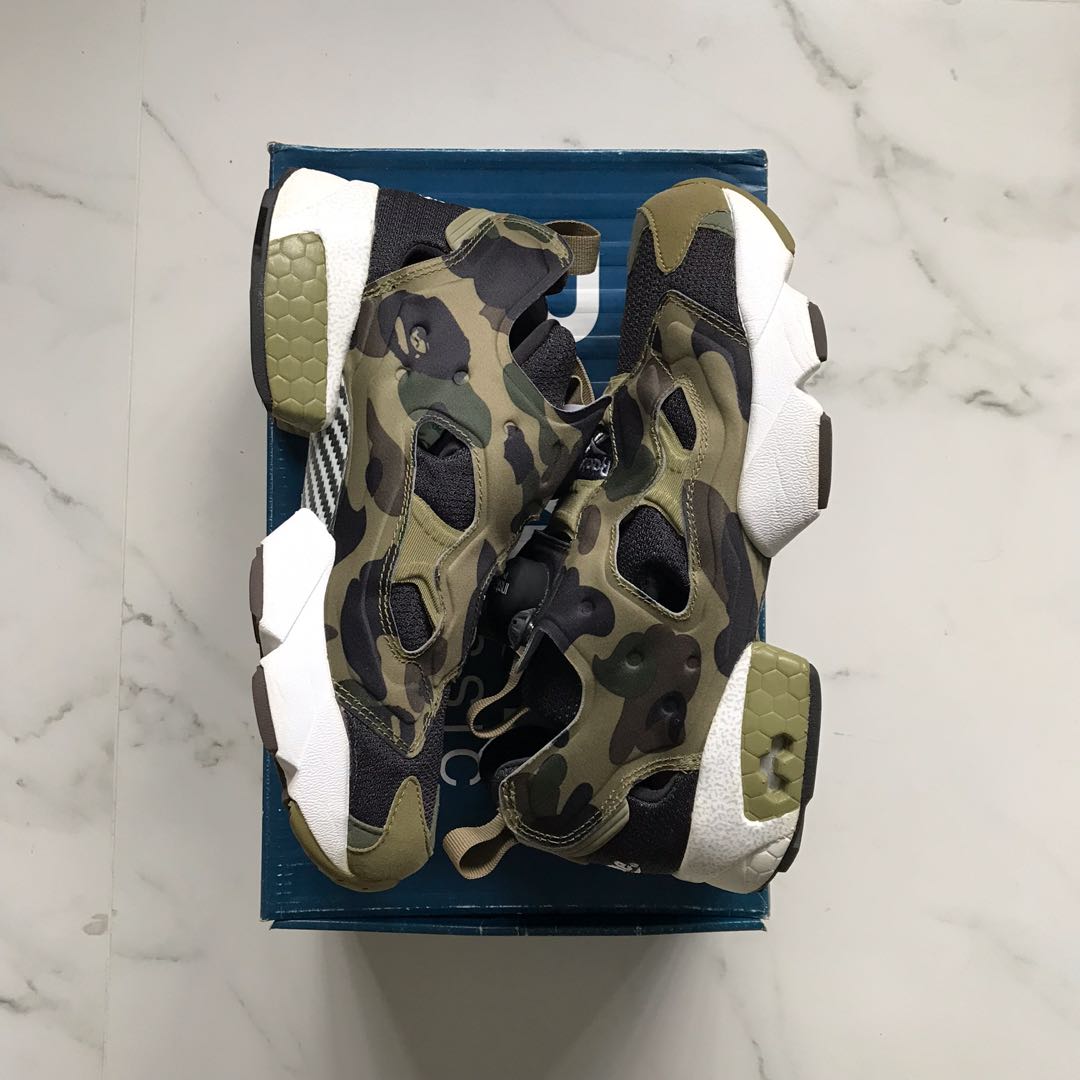Reebok best sale instapump bape