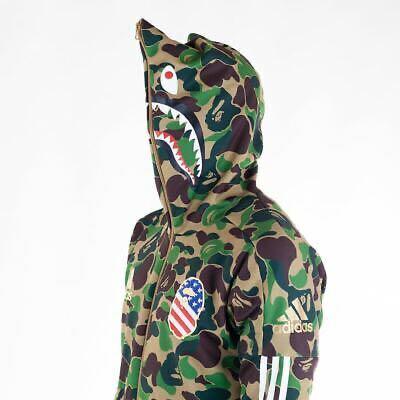 Bape X Adidas Full Zip Hoodie Men s Fashion Coats Jackets and