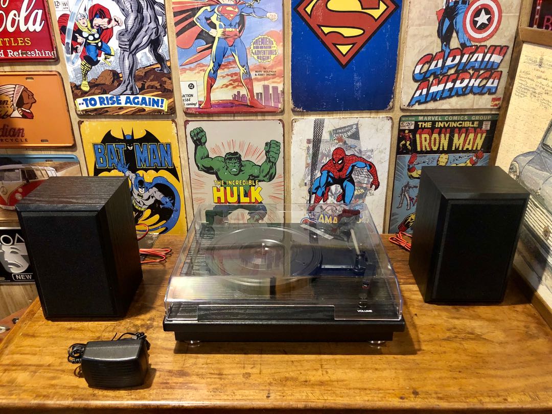 Bauhn Turntable with Speaker, Audio, Portable Music Players on Carousell