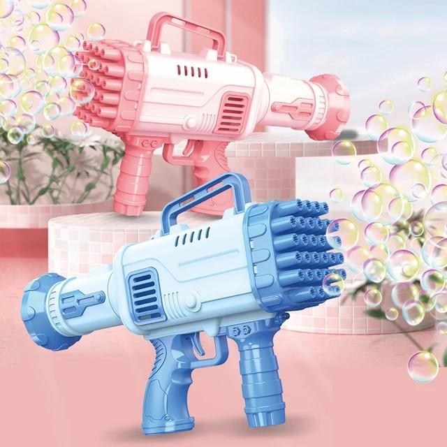 Bazooka Bubble Gun Toy w/ FREE Battery, Hobbies & Toys, Toys & Games on