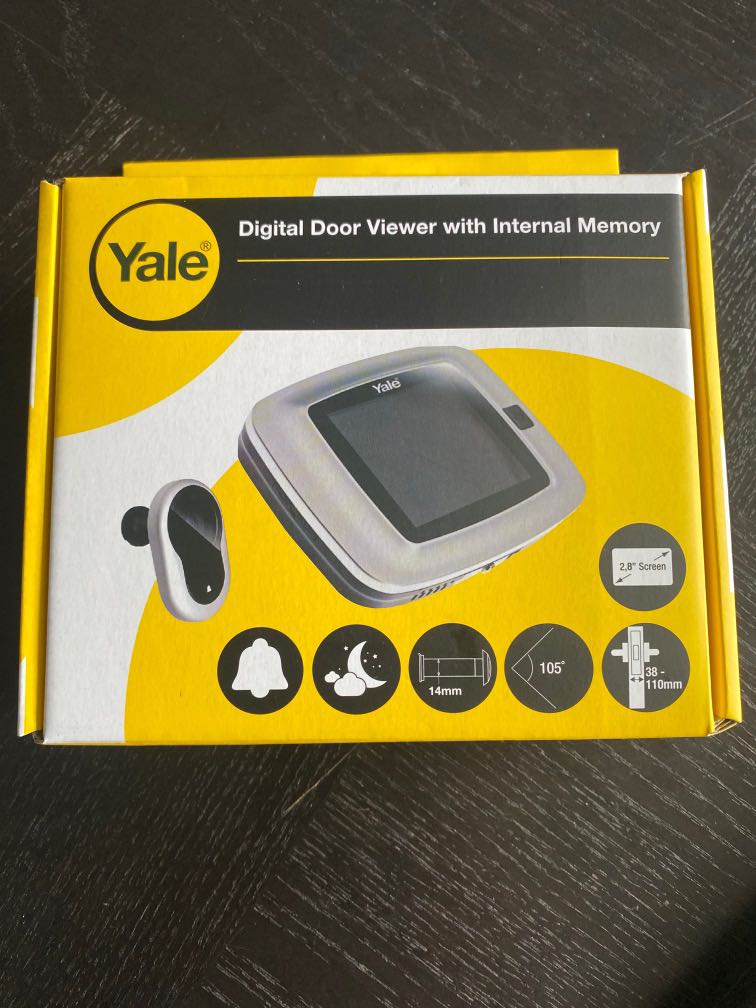 BNIB Yale Digital Door Viewer with internal memory (Locks, Gates, Door