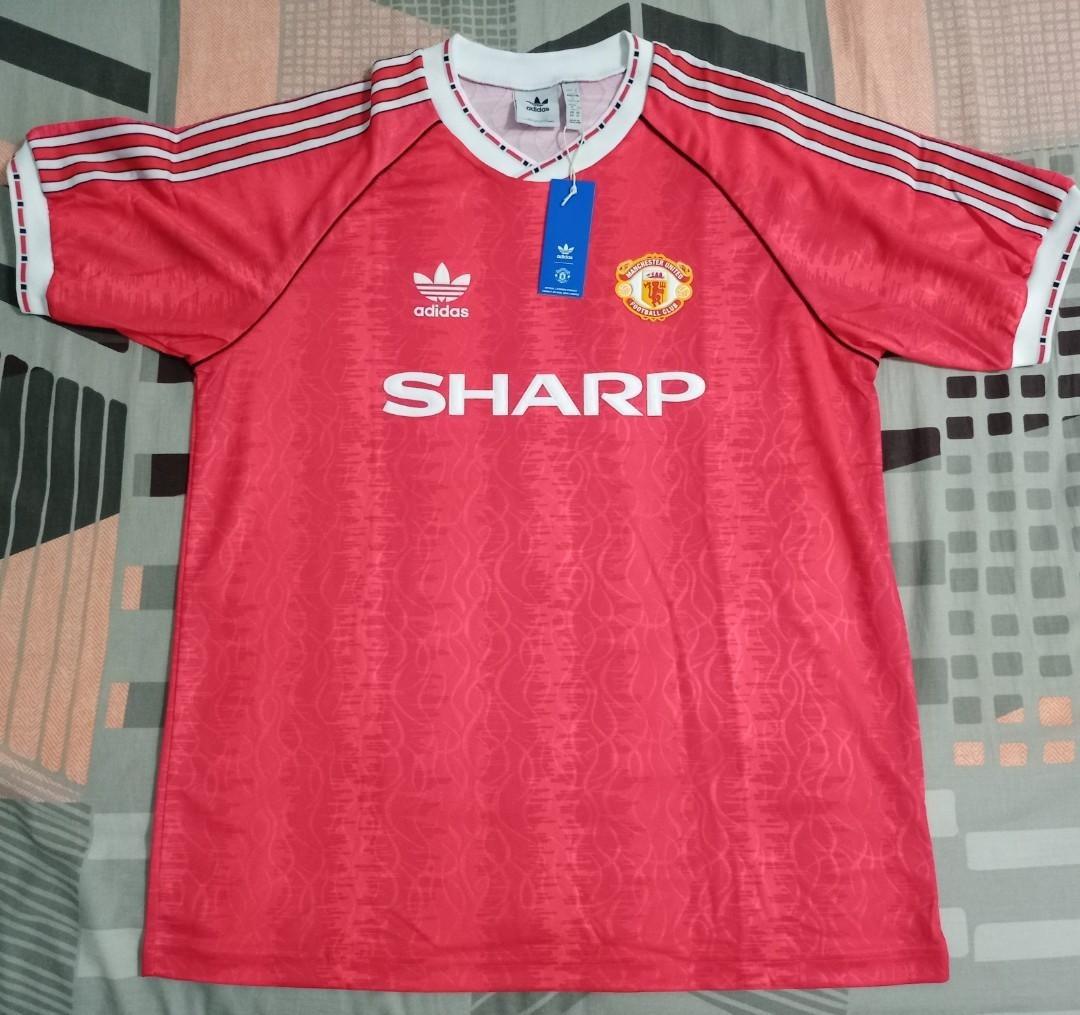 manchester united 90 home jersey