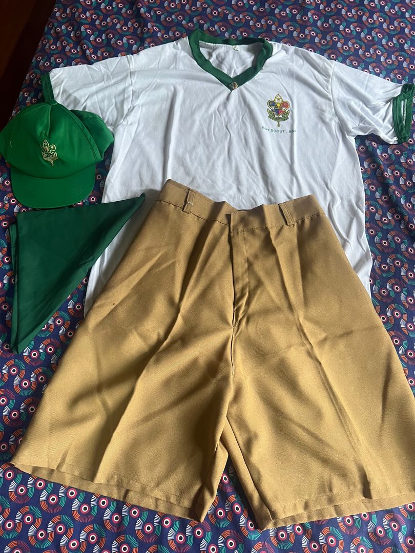 Boy Scout Uniform, Men's Fashion, Tops & Sets, Sets & Coordinates on Carousell