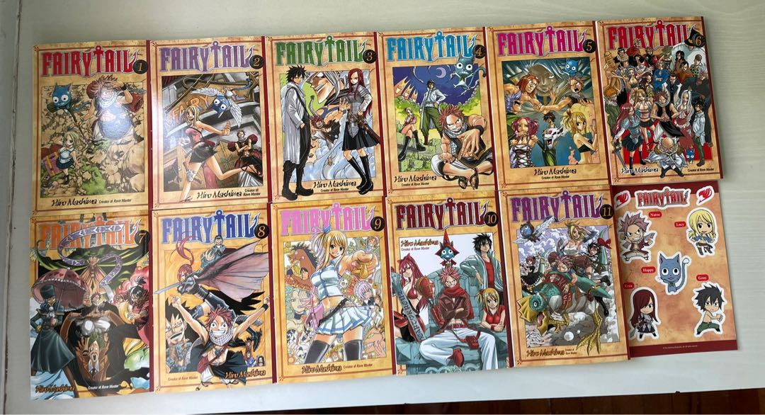 Brand new -Fairy tail manga box set 1 volume 1-11, Hobbies & Toys