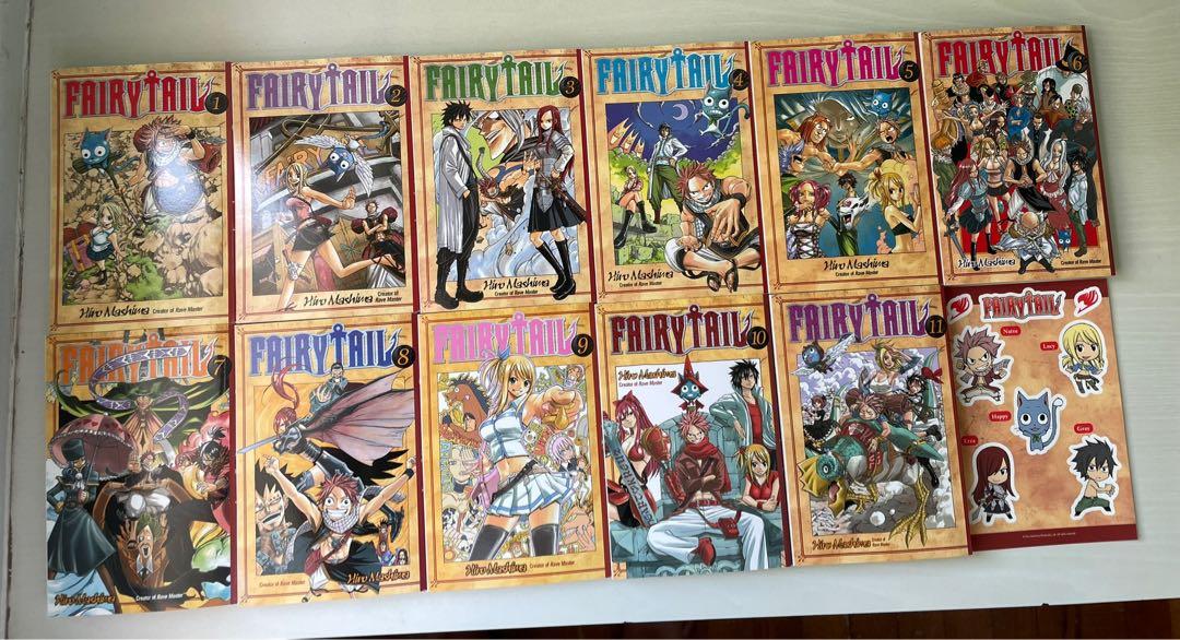 Brand New Fairy Tail Manga Box Set 1 Volume 1 11 Hobbies Toys Books Magazines Comics Manga On Carousell