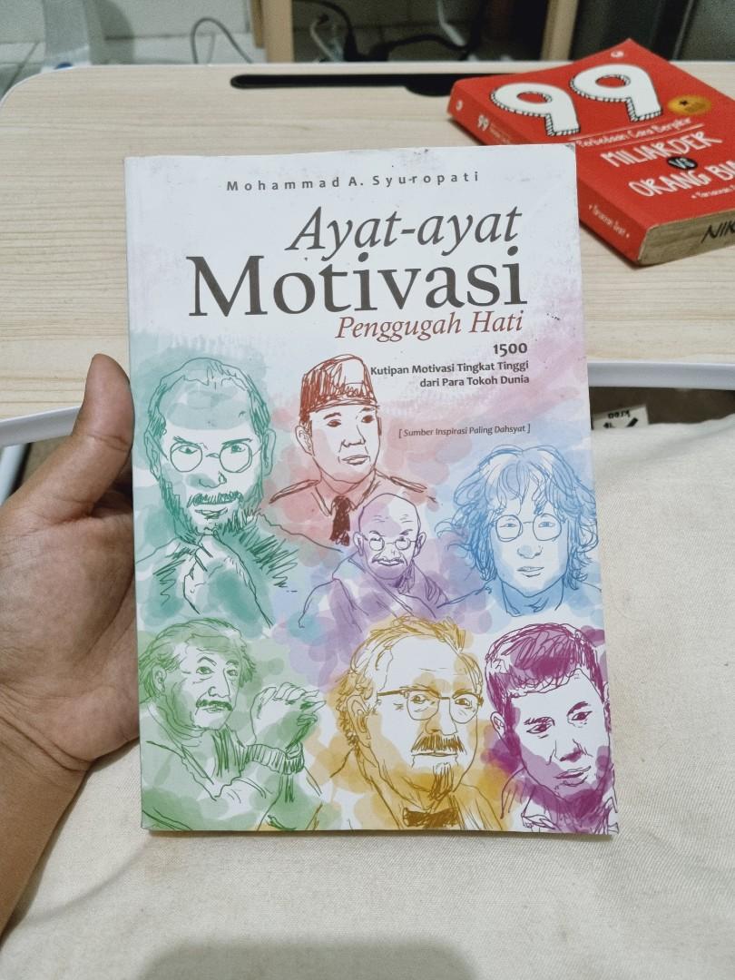 BUKU AYAT AYAT MOTIVASI 1500 kutipan motivasi para tokoh Dunia | Bacaan