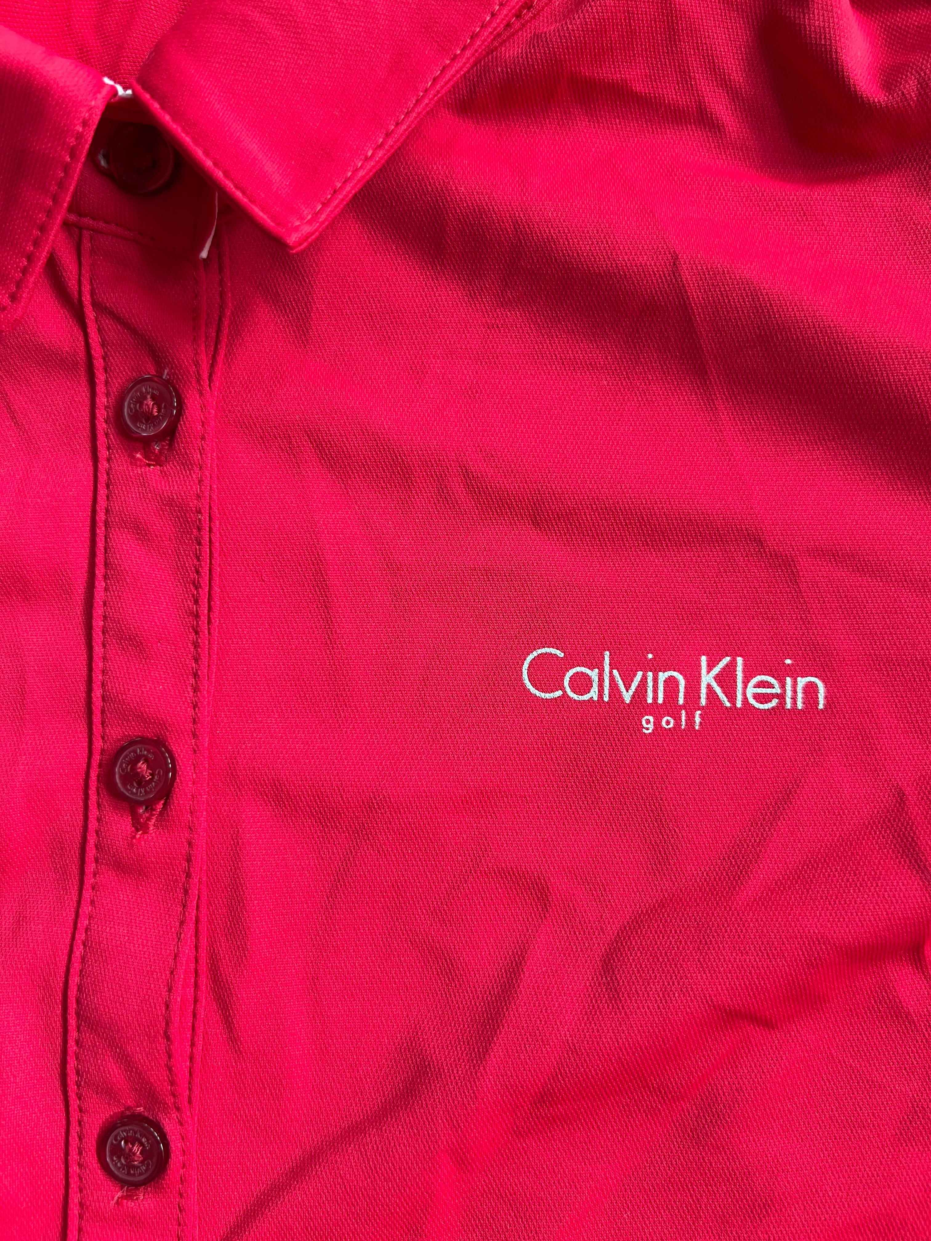 Calvin Klein Golf Shirt, Women's Fashion, Activewear on Carousell