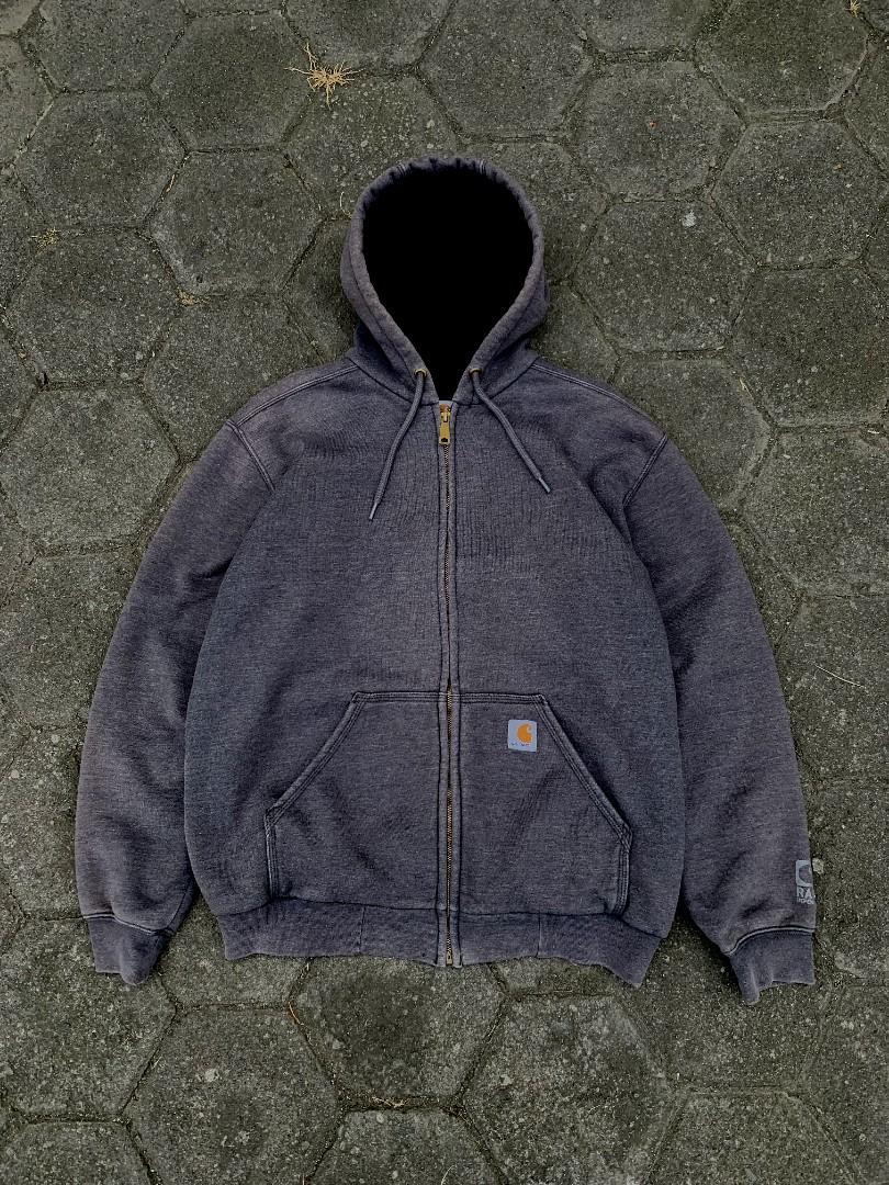 carhartt 103308 rain defender rockland sherpa lined hooded sweatshirt