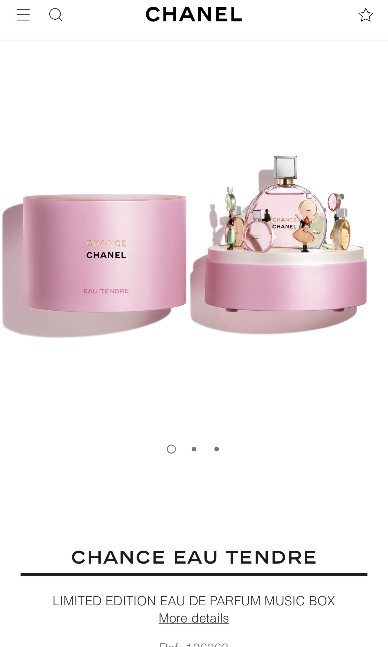 Chance Eau Tendre Music Box in 2023  Music box, Miniature bottles, Chanel