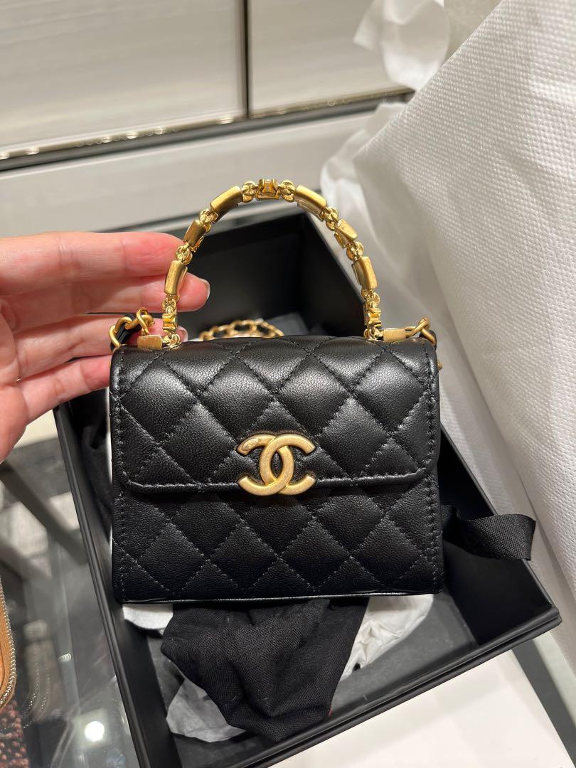 Chanel 2020 Limited Edition Mini Bag With Gold CC Buckle – RELUXE1ST