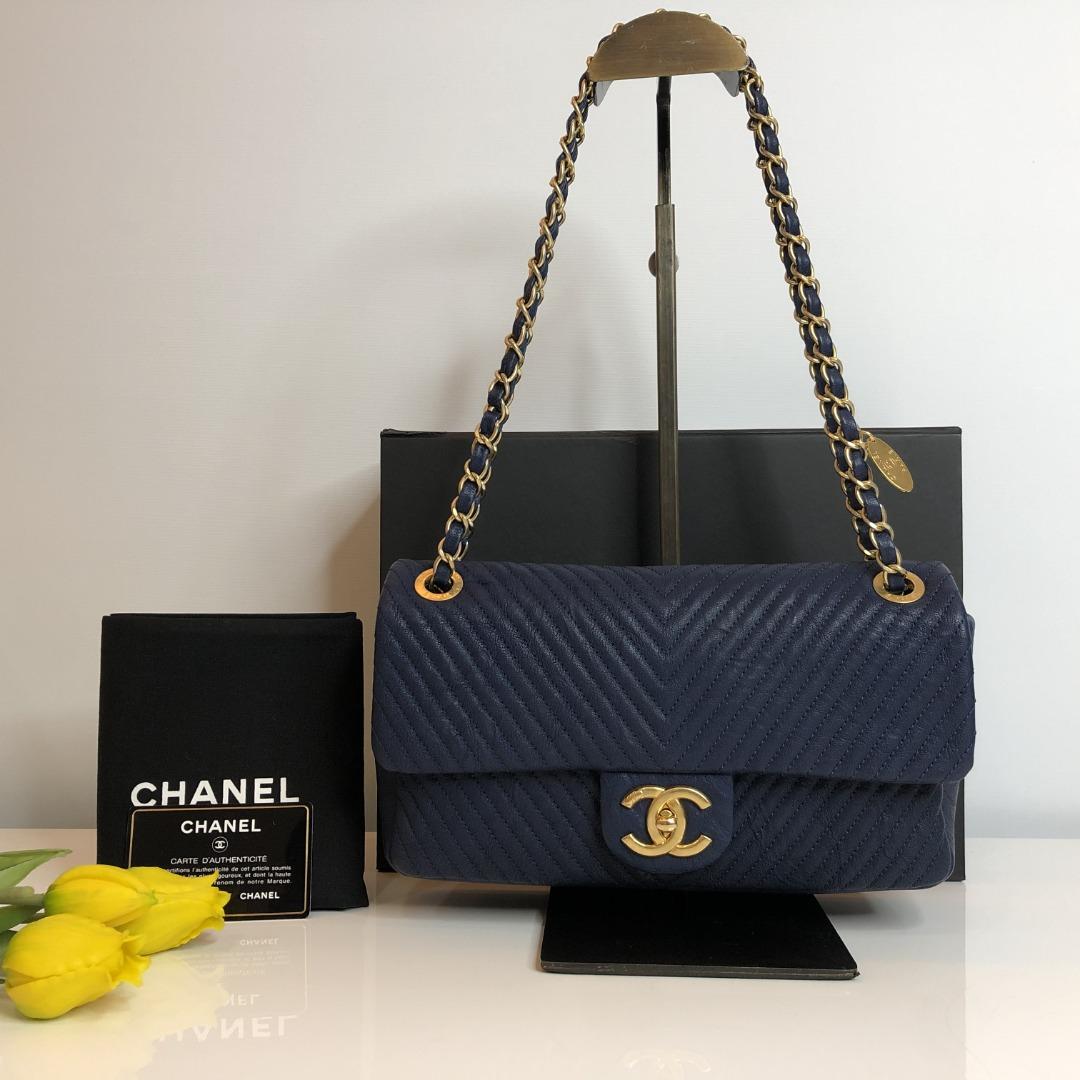 Chanel calfskin on sale medium flap bag