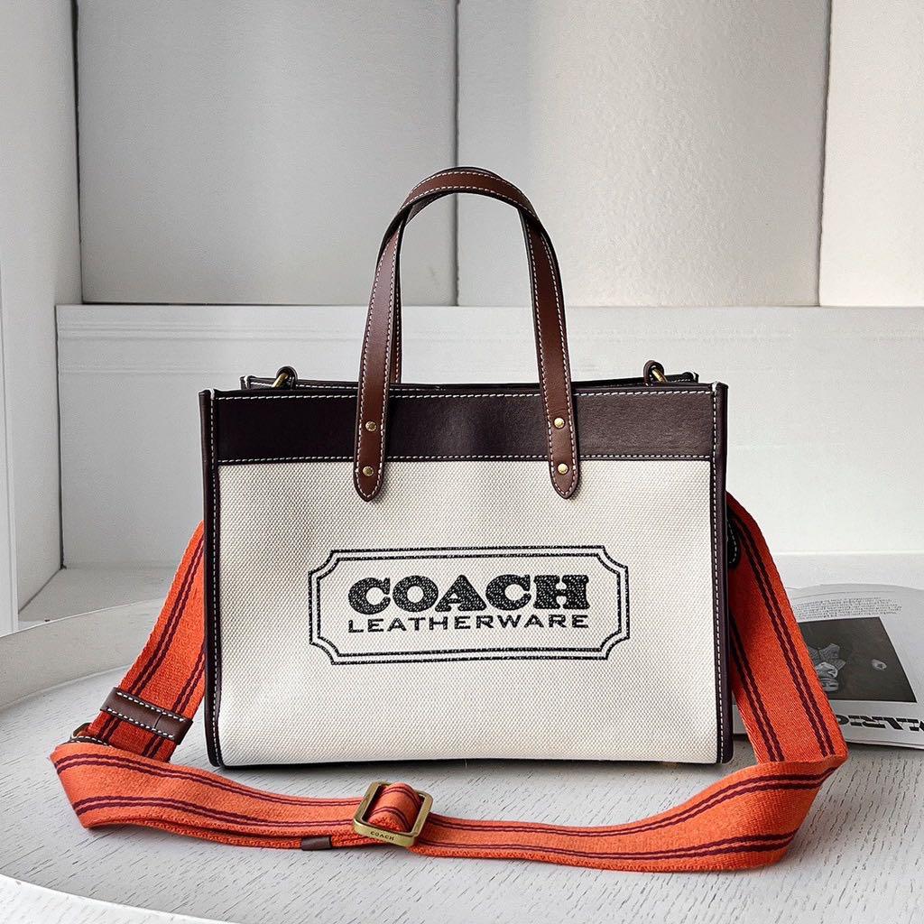 Coach field canvas tote outlet