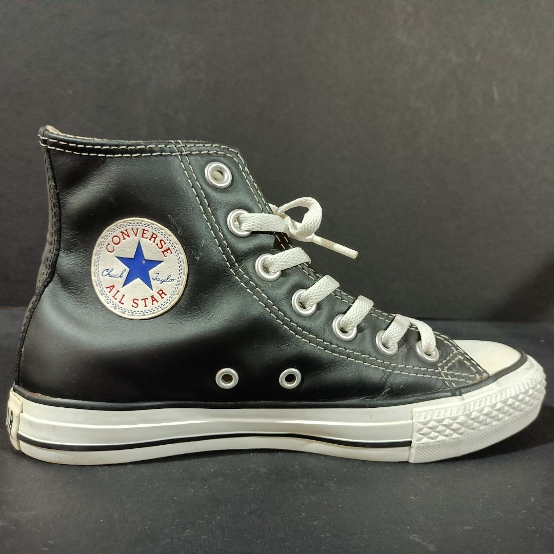 Converse All Star leather Women's Fashion, Footwear, Sneakers on Carousell