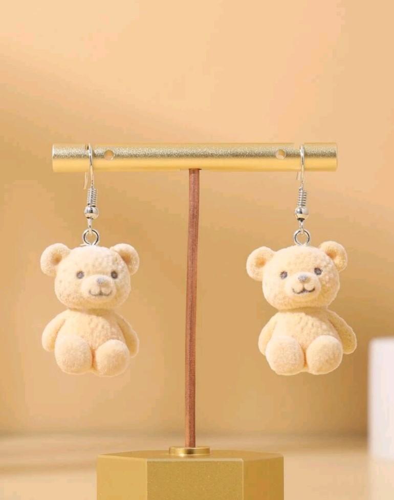 Cute bear store earrings