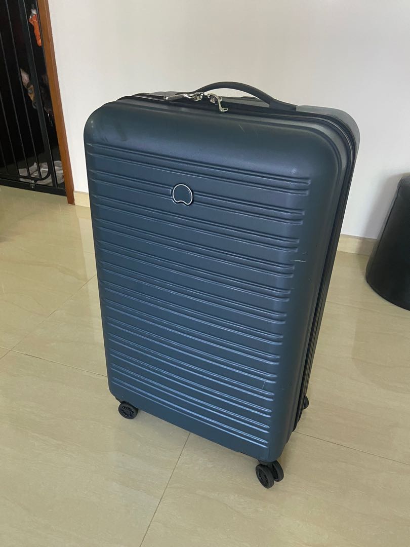 Blue top delsey luggage