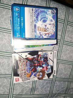 Blue and black Digimon starter  deck