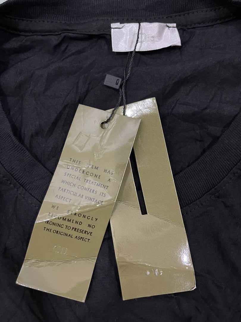 Oversized CHRISTIAN DIOR ATELIER TShirt Black Cotton Jersey  DIOR
