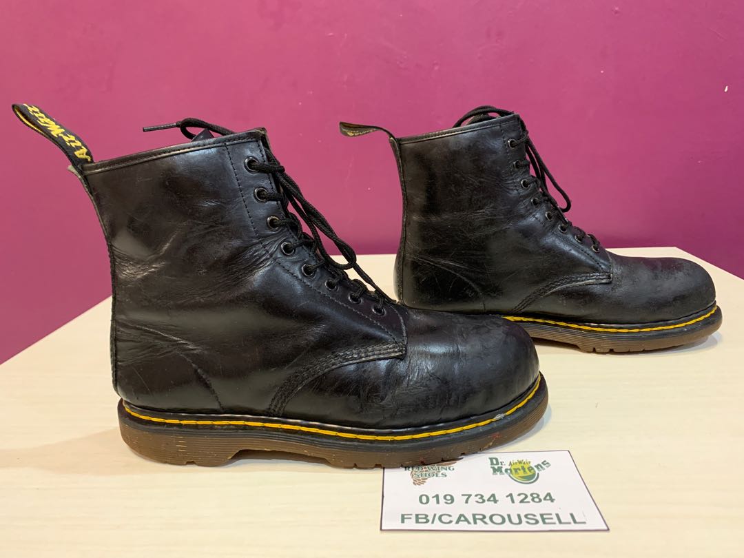 Dr martens 1460 steel sales toe