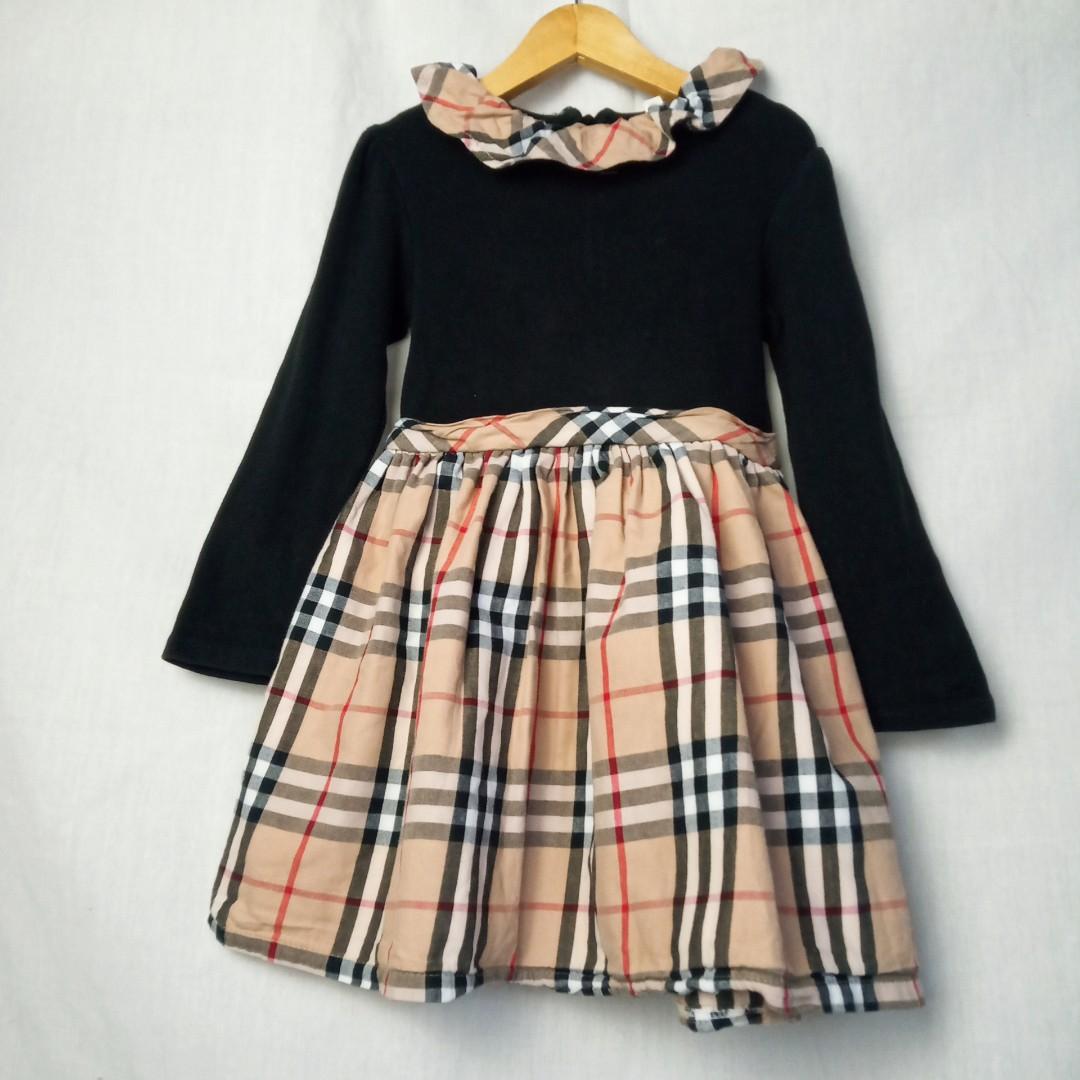 Dress anak ala burberry