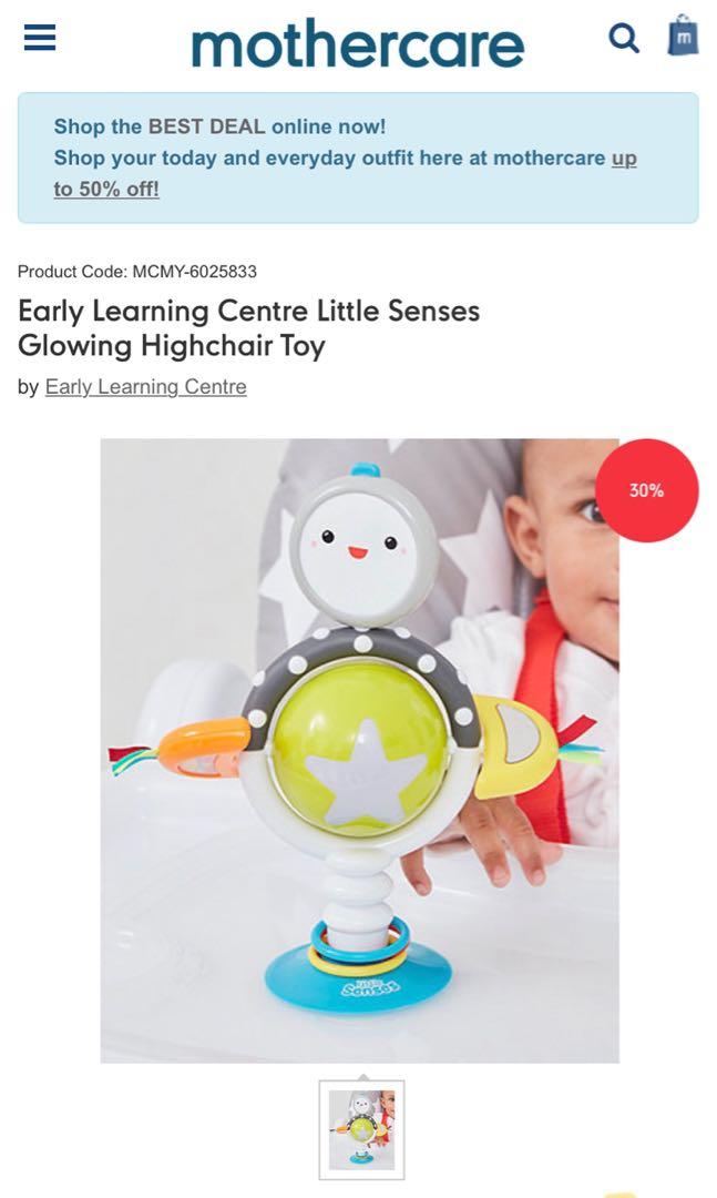 Little senses glowing highchair sales toy