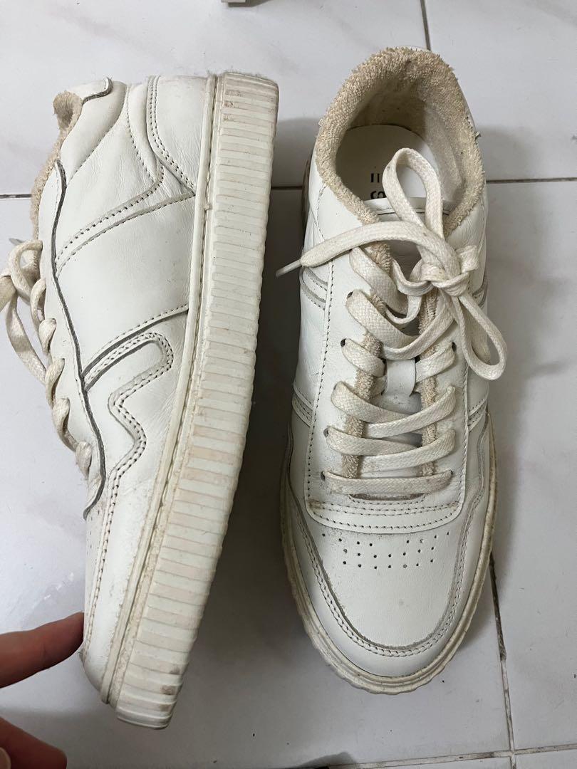 Esprit sales white trainers