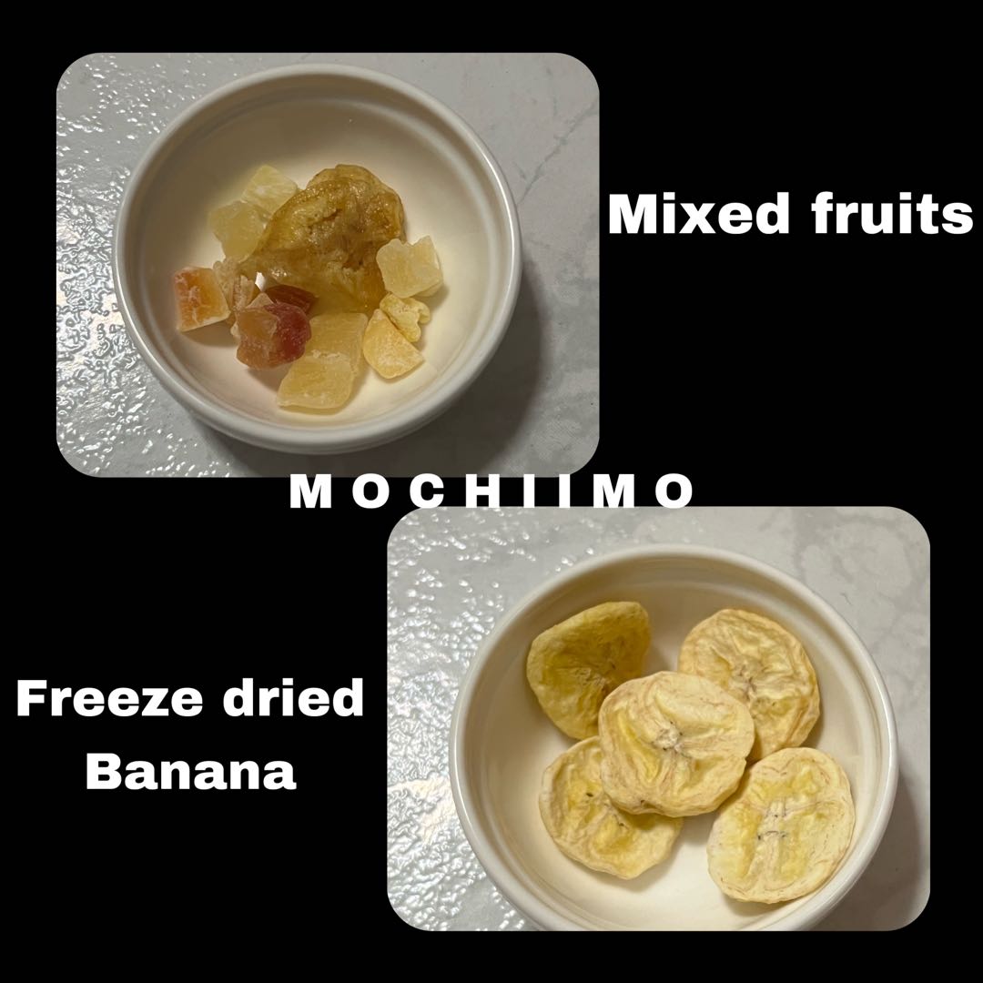 Freeze dried banana dried mixed fruits hamster food snacks treats, Pet