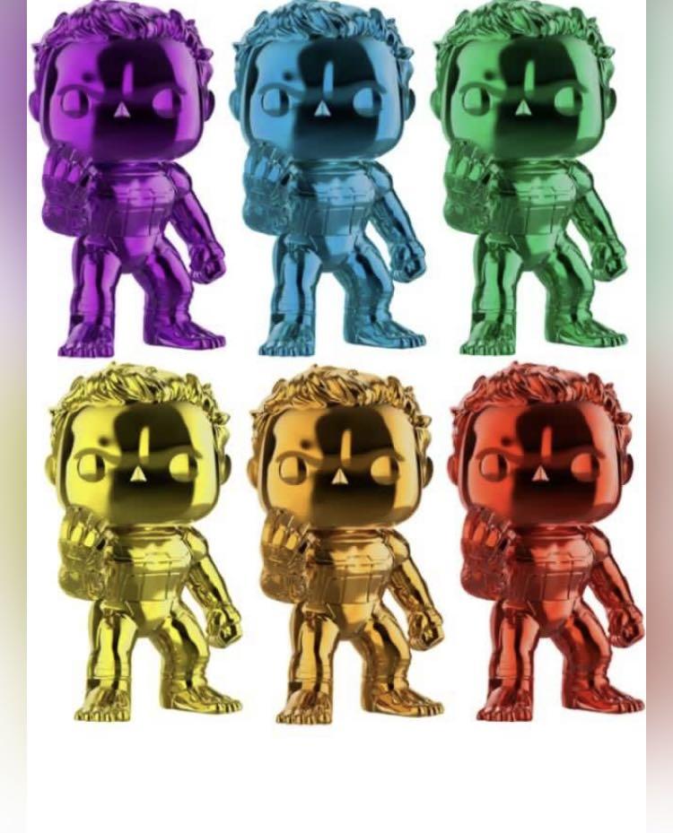 Funko pop chrome hulk online