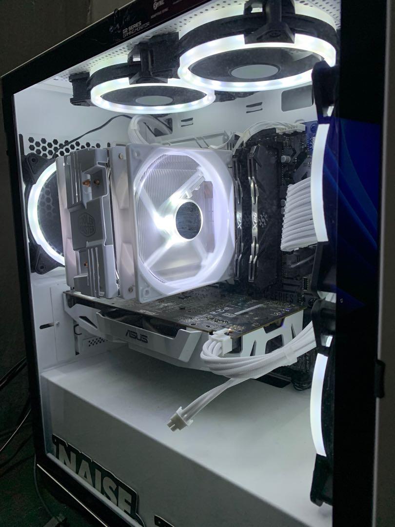Gaming PC (White Build), Computers & Tech, Desktops on Carousell