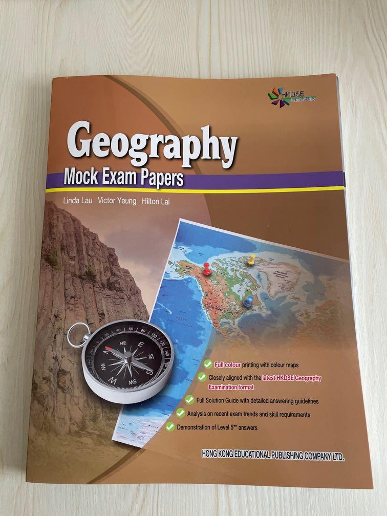 Geography Mock Exam Paper, 興趣及遊戲, 書本 & 文具, 書本及雜誌 補充練習 Carousell