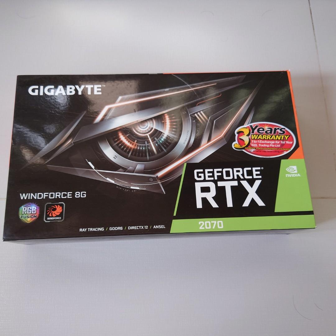 Gigabyte geforce rtx 2070 windforce 8g 8gb gddr6 sale