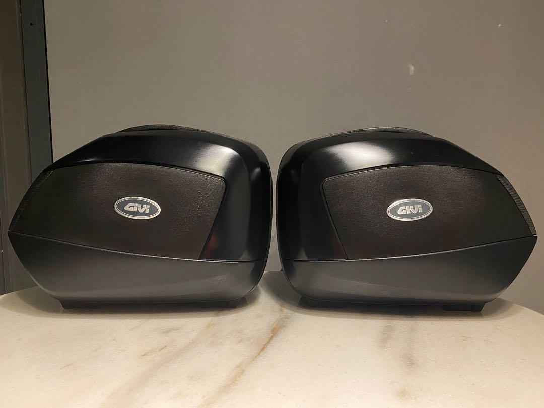 GIVI V35 Side Panniers Case with Original Keys Motorcycles