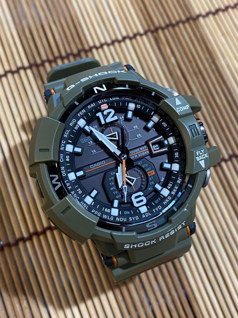 おすすめ】 状態良好 G-SHOCK 電波ソーラー腕時計 GW-A1100KH-3AJF