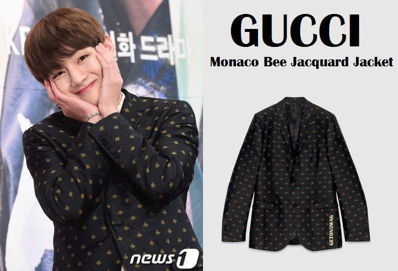 GUCCI Monaco Bee Jacquard Jacket Blazer Formal Suit Men s Fashion Coats Jackets and Outerwear on Carousell