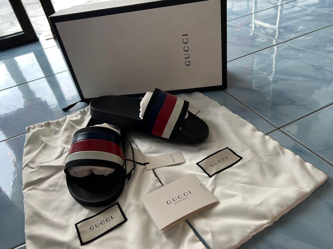 Gucci pursuit 72 slides sales white