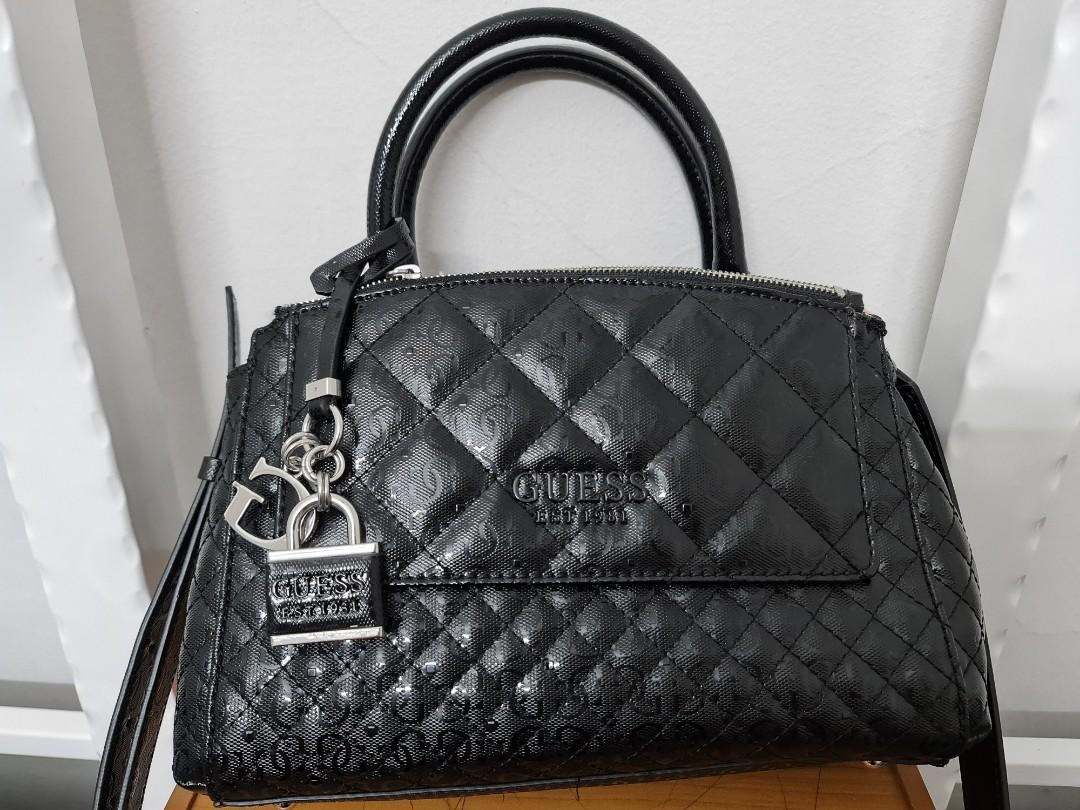 Guess Black Bag, Women's Fashion, Bags & Wallets, Shoulder Bags on Carousell