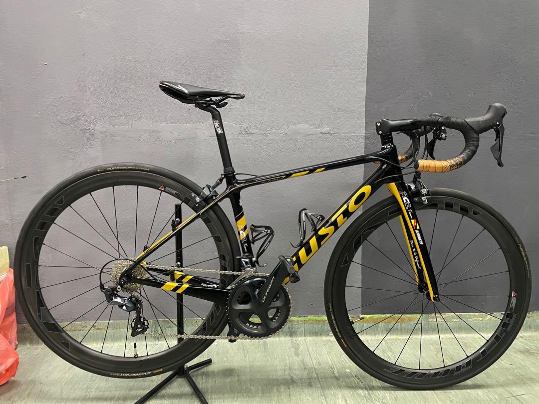 Gusto road best sale bike size chart