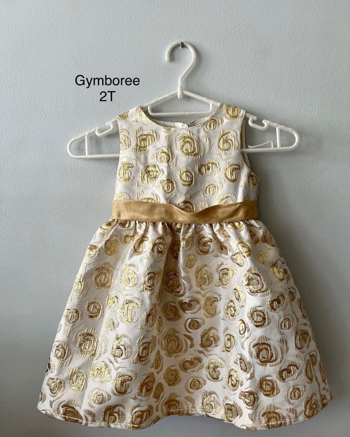 Gymboree gold discount dress