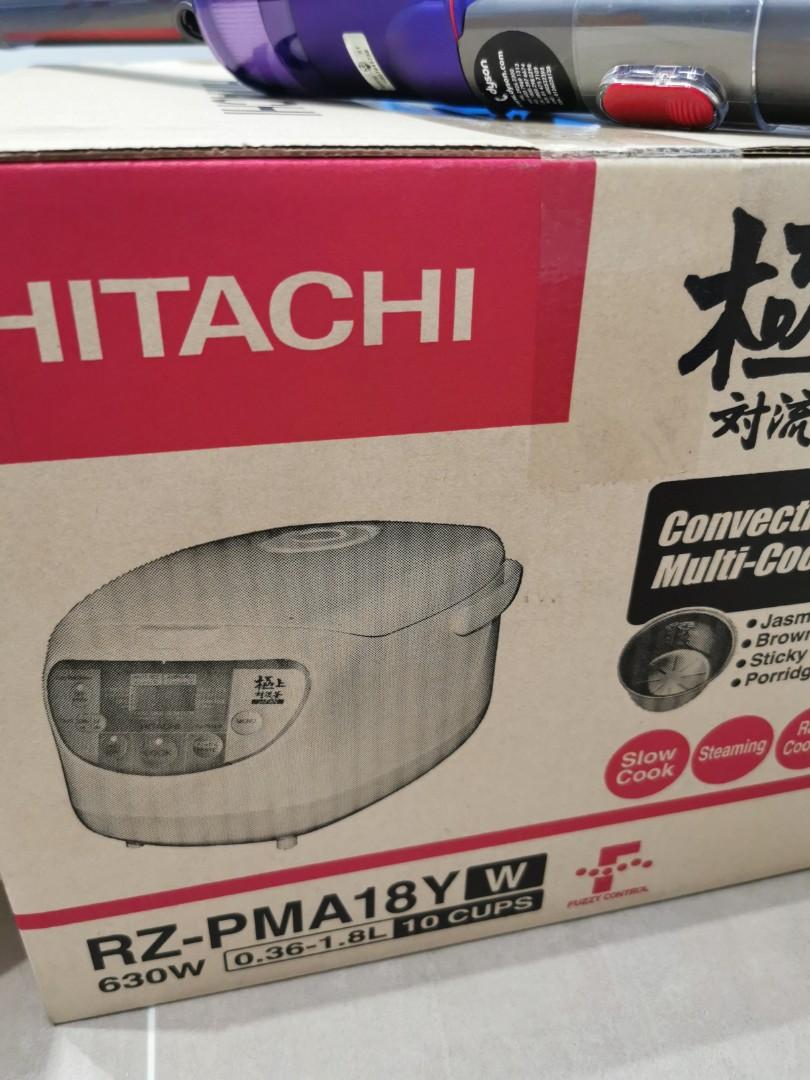 Hitachi rice cooker RZ PMA18Y, TV & Home Appliances, Kitchen Appliances