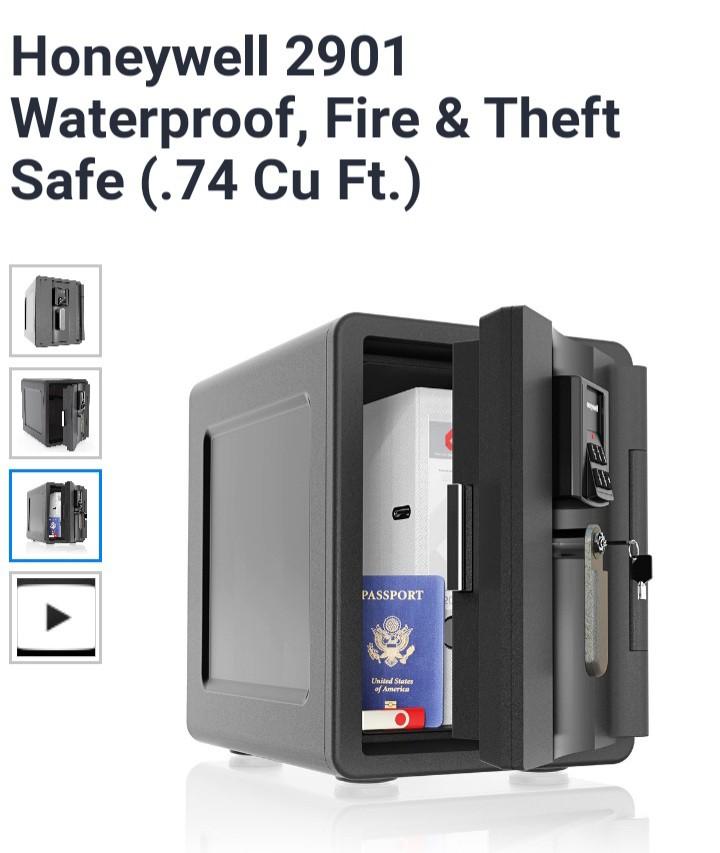 Honeywell Waterproof Fire Safe Vault, Furniture & Home Living, Office Furniture & Fixtures on