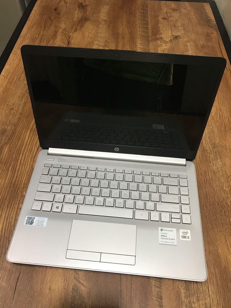 Hp Laptop 14s Cf2xxx Core I3 10th Generation 8gb Ram 128gb Ssd 1tb Hdd Good As New With 7535